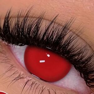 New BLIND RED Halloween Contact Eyewear SALE$$